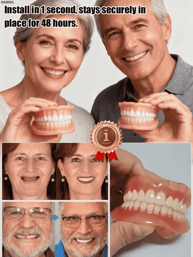 Forour New Year's Sale, enjoy your favorite foods again in just 3 minutes! It's pain-free, protects your teeth, and our new prosthesis makes it incredibly easy and affordable