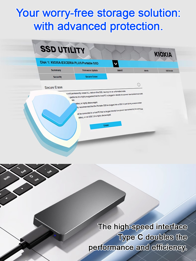 💾 16TB Portable External SSD ⚡️ Blazing-Fast Solid State Drive for Photos & 4K Video | Compatible with Mac, PC, Laptop, Android