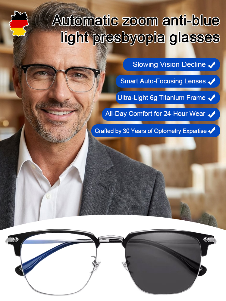 Upgrade Your Vision for the Price of a Few Coffees! ☕️ Get intelligent, auto-focus, blue-light blocking readers that adjust to YOU. No prescription needed!