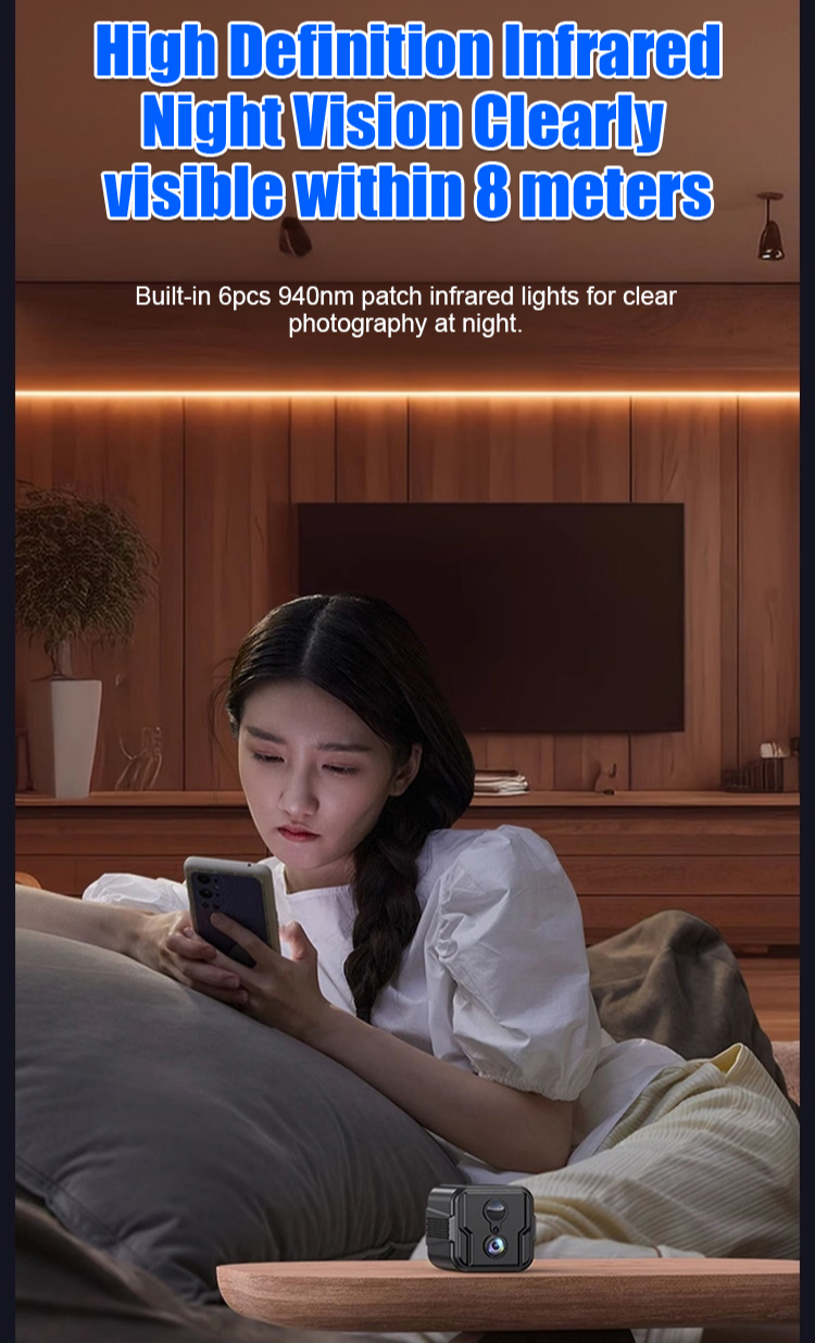 【90-Day Battery on a Single Charge! 🔋】No drilling, no installation, and ZERO network fees. Buy it once, use itfor life. The X9 Smart Remote Monitoring Cube Camera. 🏠