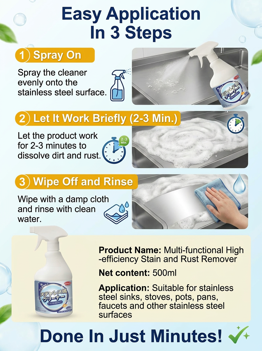 ⚡ <Available Only First 99 Bottles> Premium J-Lab Rust Dissolver, instantly destroys stubborn oxidation with zero scrubbing! ⚡