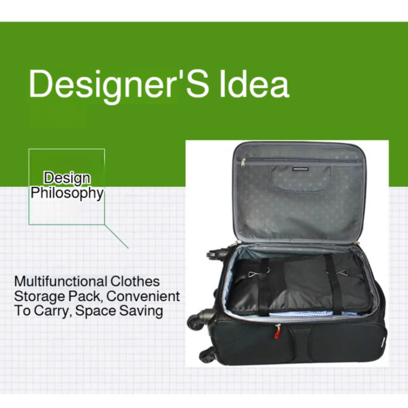 Foldable Large Capacity Triple Hanging Bag Travel Storage Bag