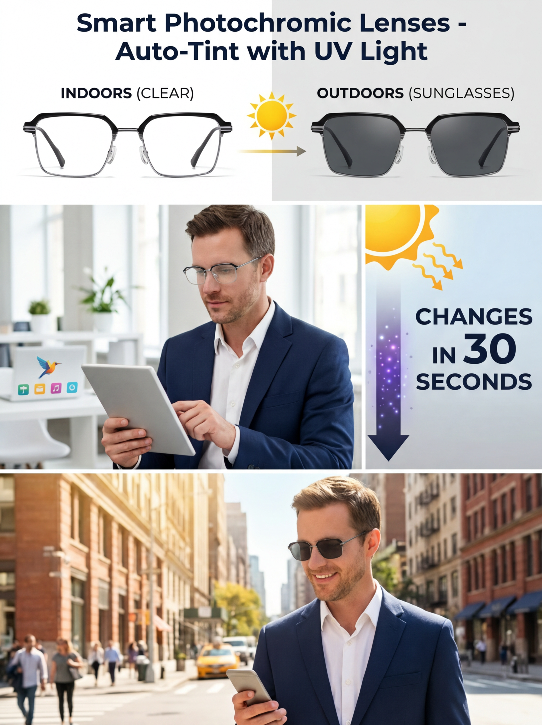 🌟For the price of a single meal 🍔, get high-tech auto-focus, blue light blocking reading glasses 🤓—no need to worry about compatibility! 👍
