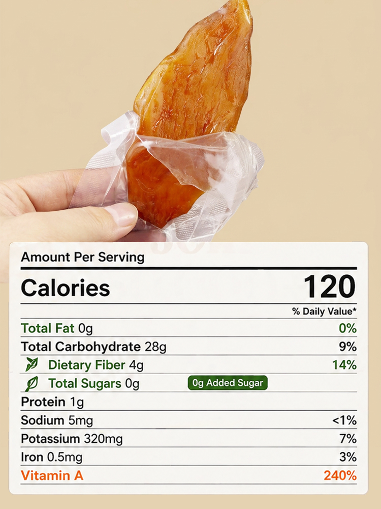 Natural Steamed Sweet Potato Strips. 0% Added Sugar & High Fiber. 【Free Trial with Full Refund】