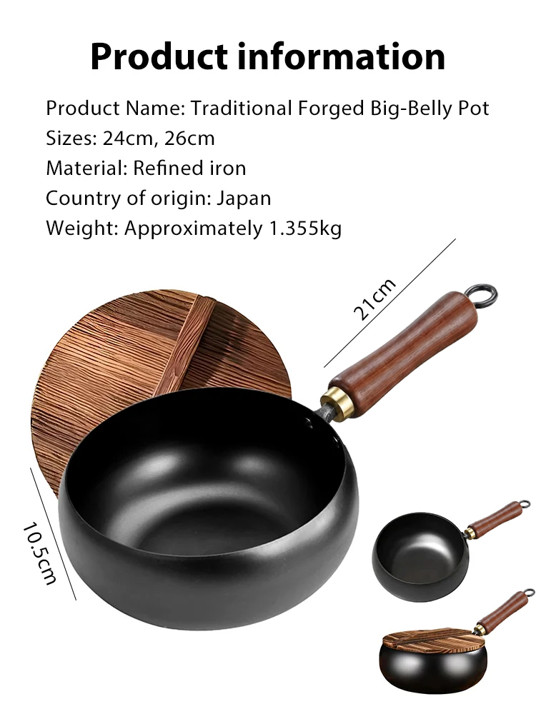 🍳 [50% OFF LIMITED TIME OFFER] Japanese Hand-Hammered Iron Wok, 100%PFOA-Free with a Buy-It-For-Life build ✨
