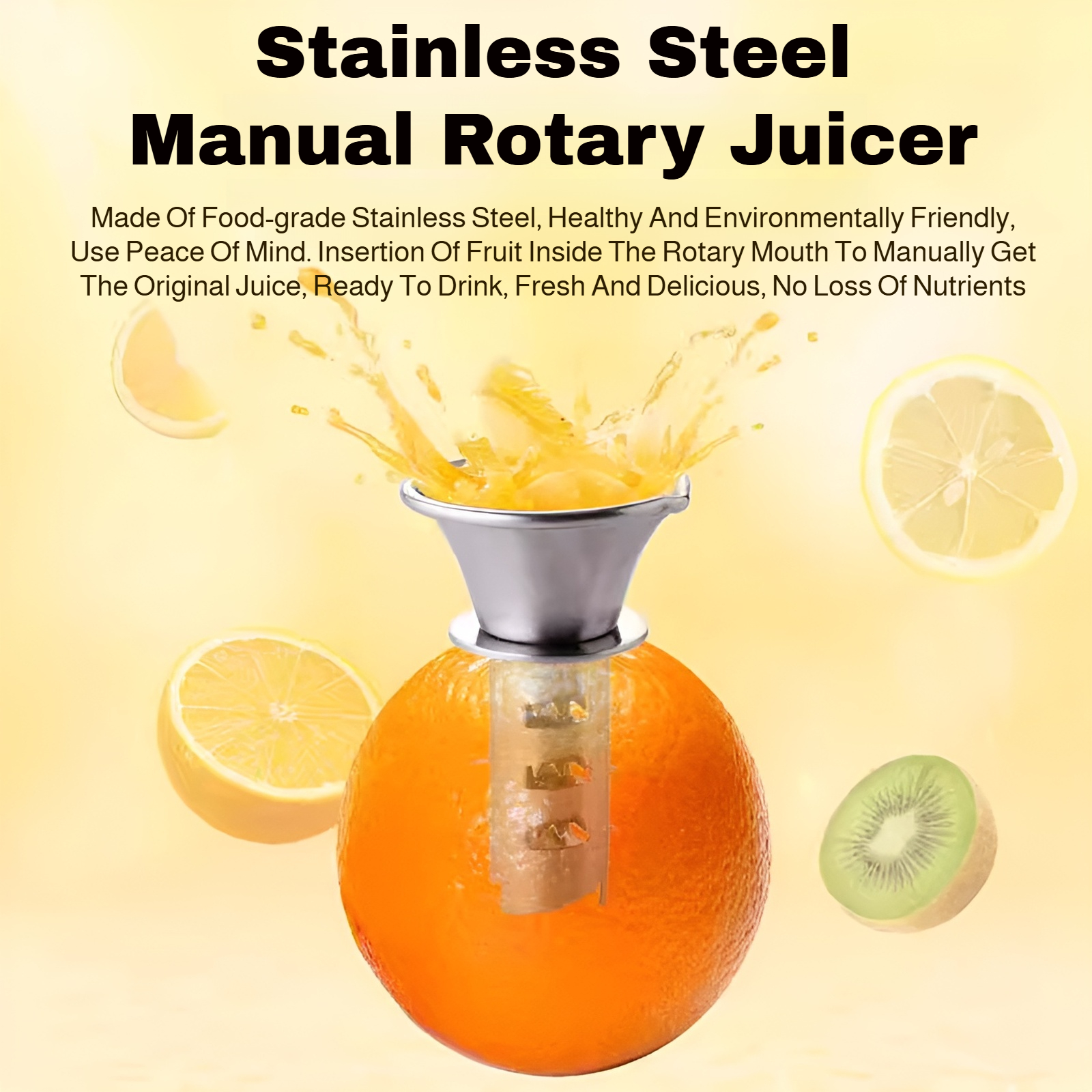 304 stainless steel manual mini fruit juicer juicer squeeze lemon juicer juicer orange juice