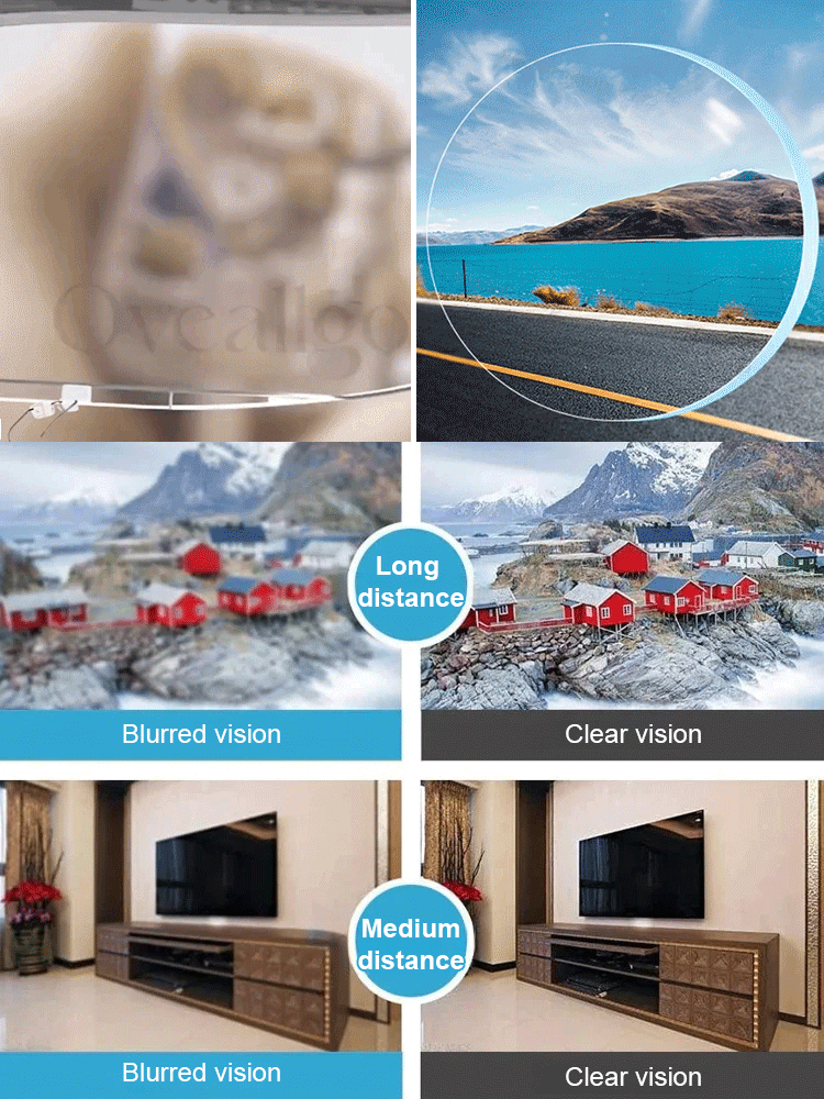 Smart auto-focus glasses ✨ No eye exam needed—prescription automatically adjusts to your vision needs from -7 to +7. ✨Blocks 99.9% of blue light.