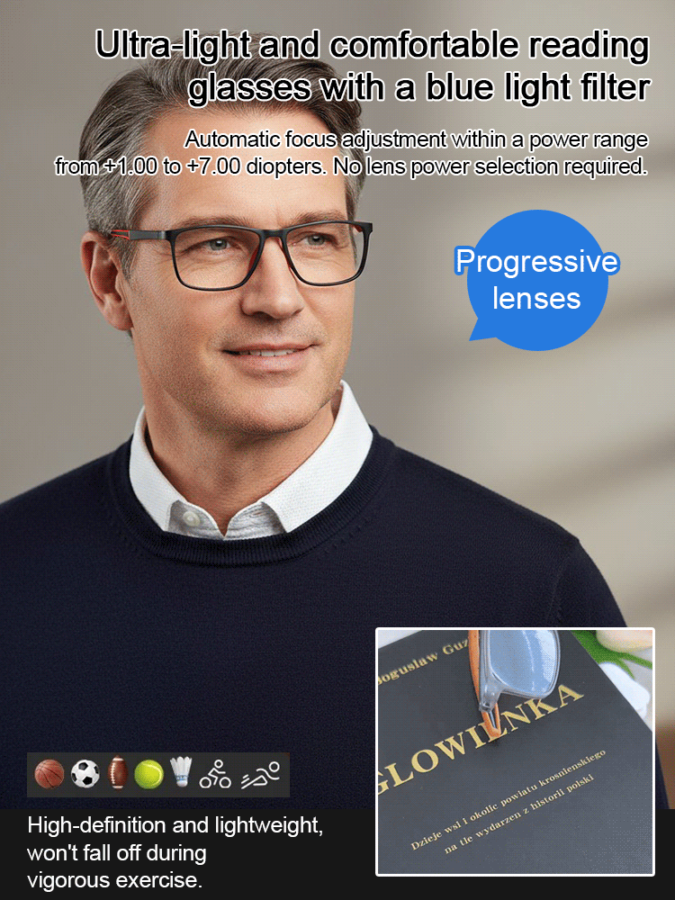 No Prescription Needed: German Auto-Focus Readers 👓 — Perfect, Crystal-Clear Vision at ANY Distance! ✨