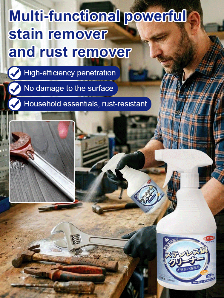 ⚡ <Available Only First 99 Bottles> Premium J-Lab Rust Dissolver, instantly destroys stubborn oxidation with zero scrubbing! ⚡