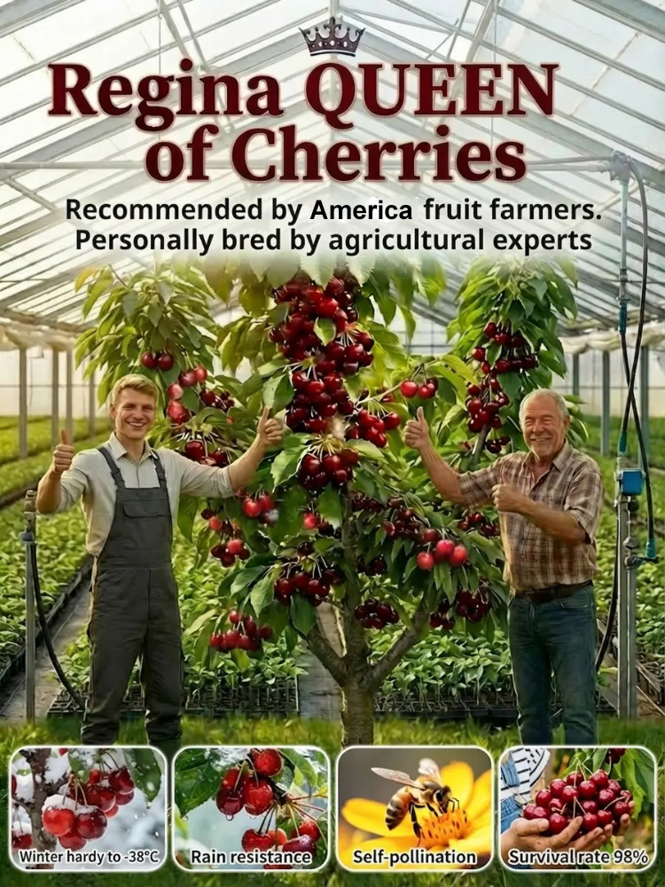 ✨ [One Meal 🍔 = 6 Trees] Get German-engineered jumbo cherry trees that fruit in 60 days with a 10X refund guarantee! 🍒 ✨