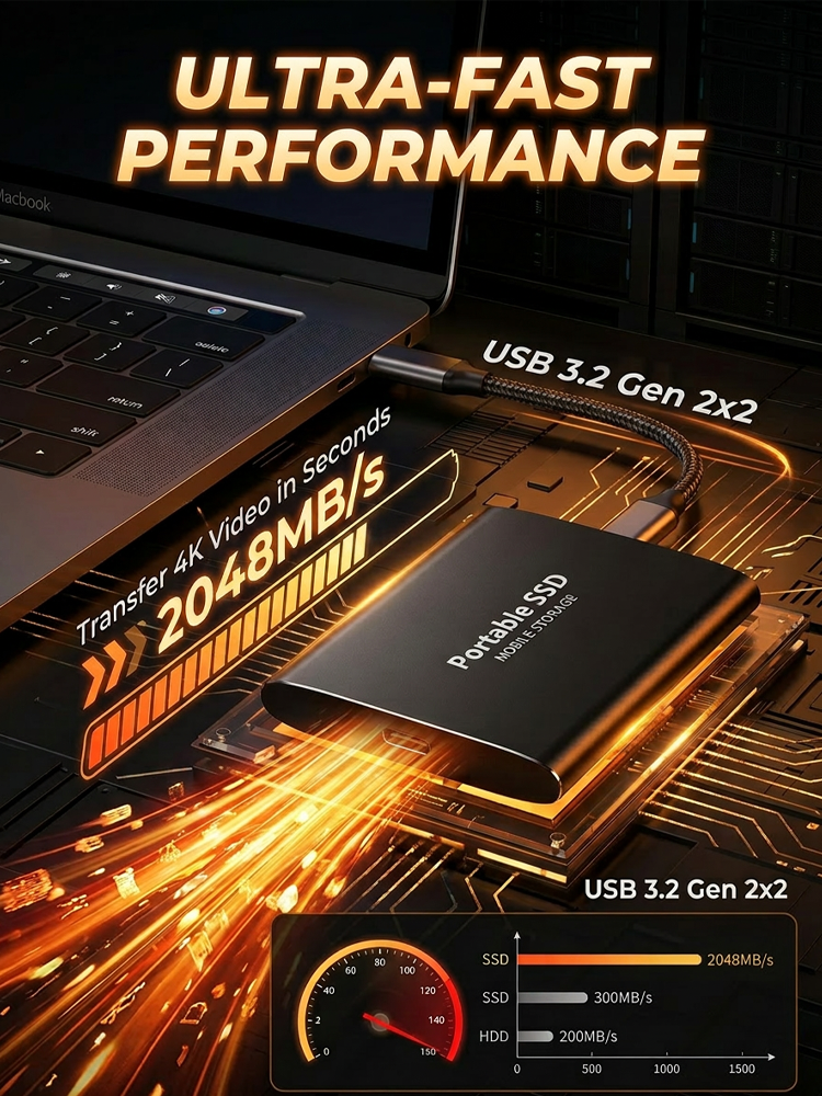Customs Clearance: 32TB German Pocket SSD | 2GB/s Ultra-Fast!