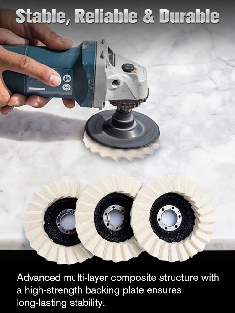 Ultimate Mirror-Finish Flap Disc: Turn Rustinto a Mirror in Seconds! Fits 4.5" & 5" Grinders. 【Free Trial with FullRefund】