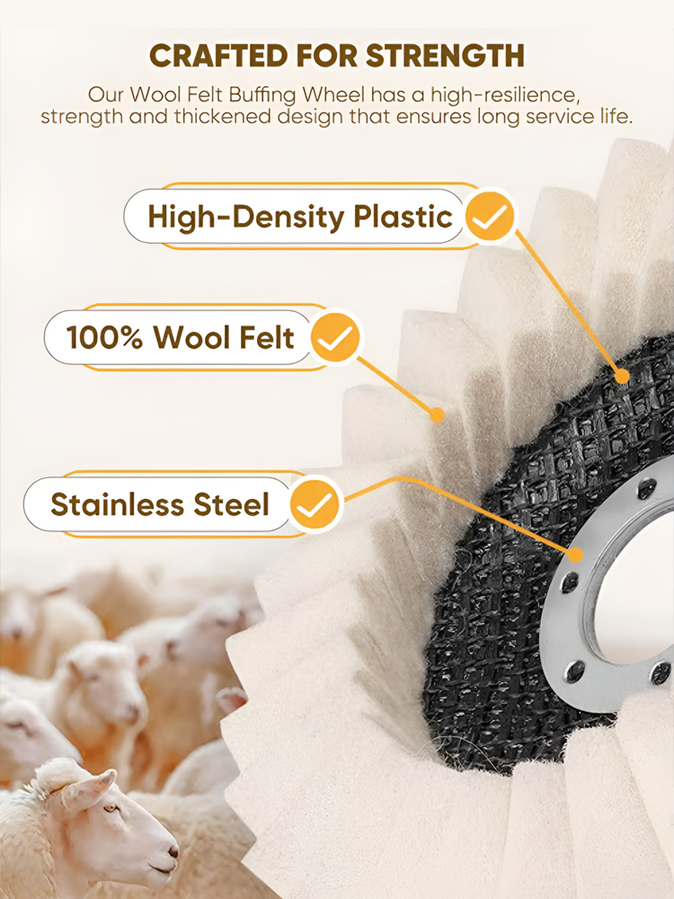 Ultimate Mirror-Finish Flap Disc: Turn Rustinto a Mirror in Seconds! Fits 4.5" & 5" Grinders. 【Free Trial with FullRefund】