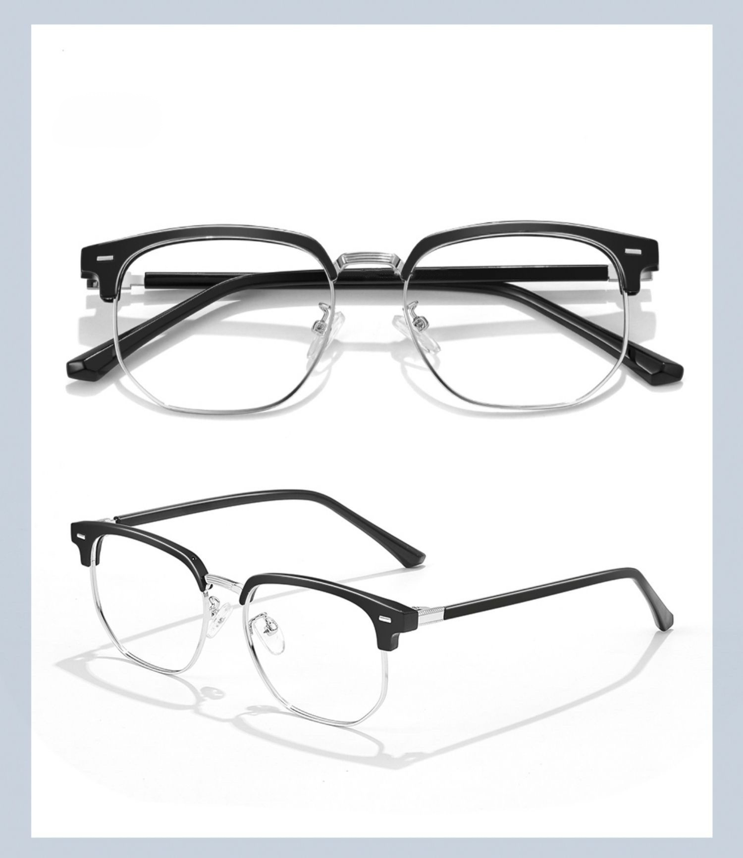 🌟Temple hollows? 16cm frame + smart zoom auto-adjusting presbyopic glasses—no hospital eye exam needed, no more slipping/pressure!👍