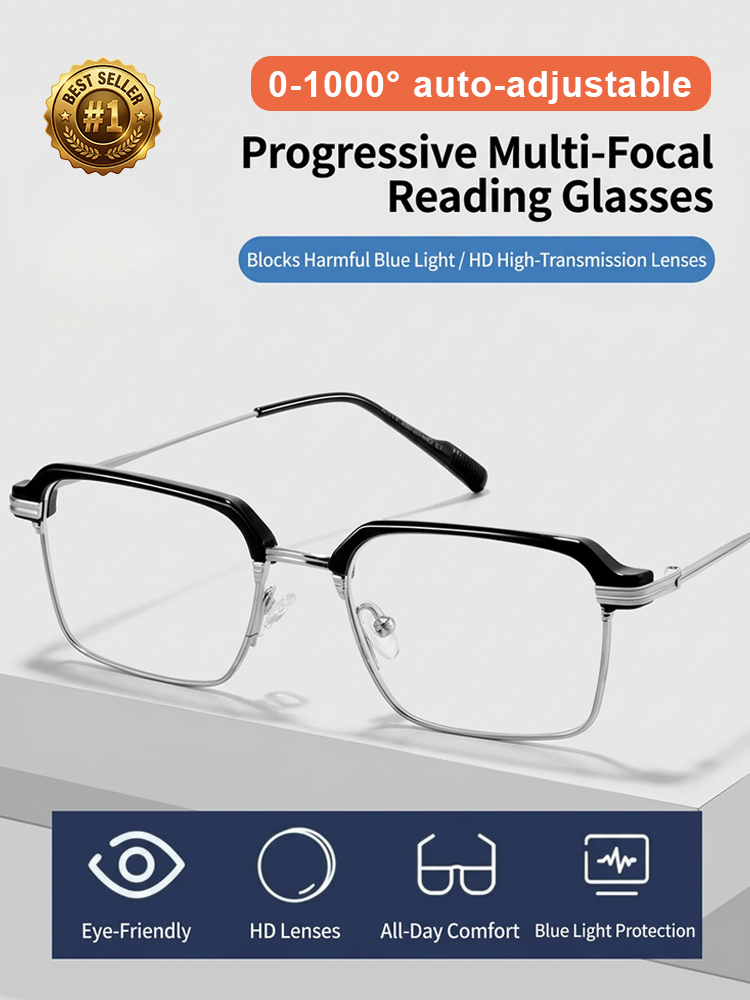 🌟For the price of a single meal 🍔, get high-tech auto-focus, blue light blocking reading glasses 🤓—no need to worry about compatibility! 👍