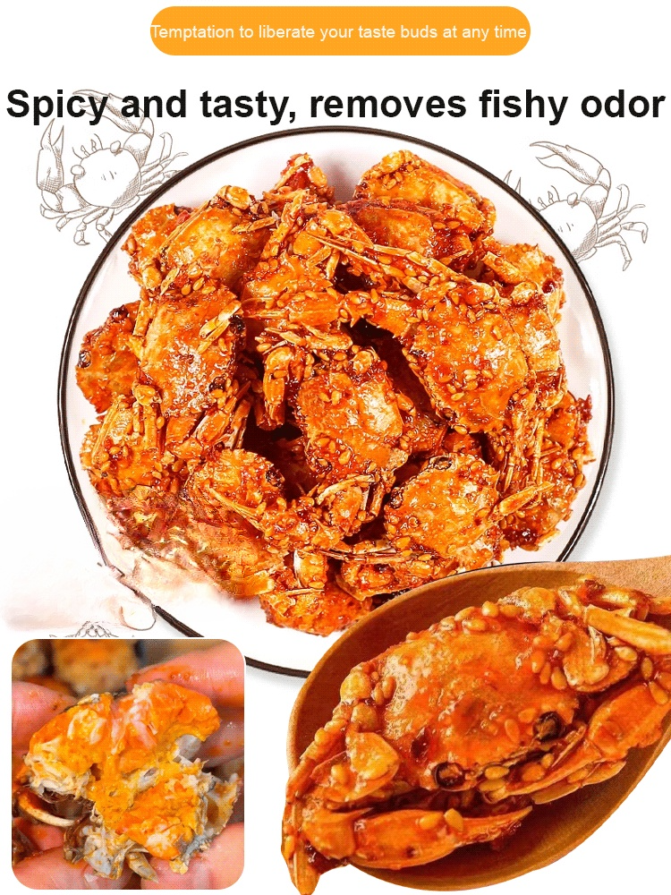 Japanese Low-Fat Crispy Ready-to-Eat Crab Snacks (Open for Return)
