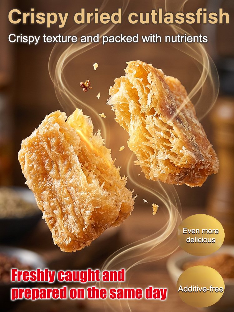 [Wild Caught Atlantic] Golden Crispy Ribbonfish Fillets | 100% Boneless & Juicy | Air Fryer Ready in 8 Mins | Limited 30-Day Harvest| 50% OFF Today! 🐟✨