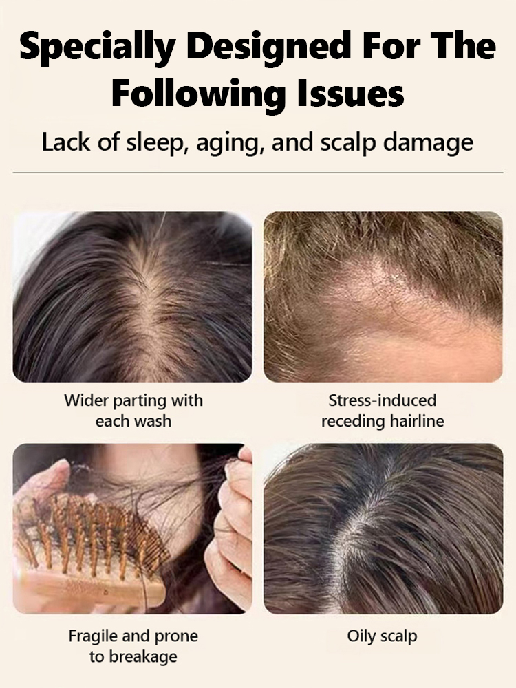 ✨【100% Pure Palm Fruit Formula】 Hair Growth Promoting, Silicone-Free PalmFruit Regrowth & Care Shampoo 🌿