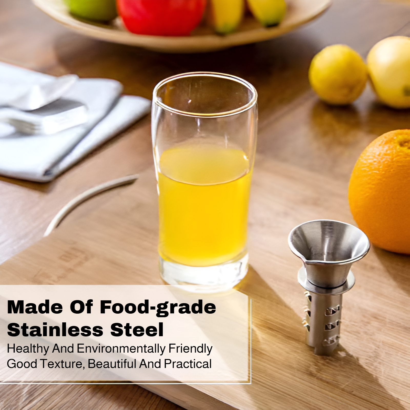 stainless steel juice extractor for lemons and oranges
