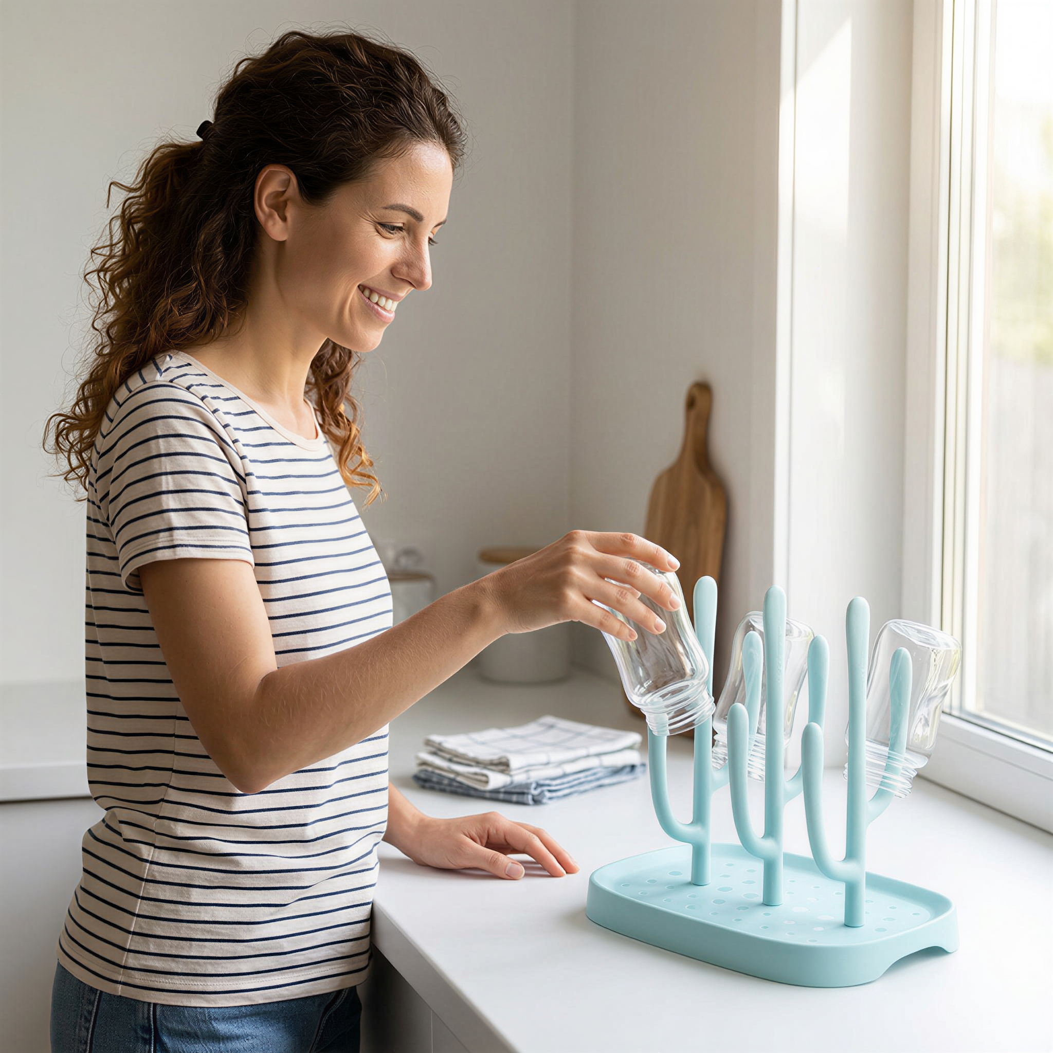 Durable Bottle Drainer Baby Bottle Holder Hygiene Stable Does not hurt the bottle Dry Baby Mug Dryin