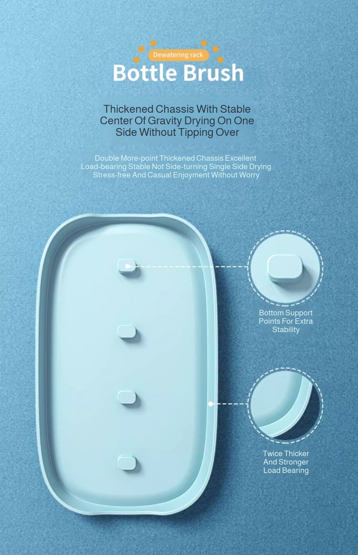 Safe and gentle bottle holder for baby bottles