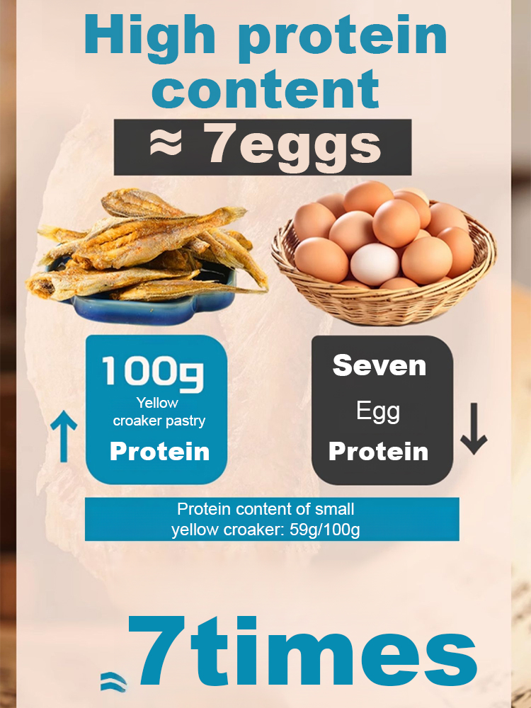 ❤【One bag / 150 fish】Two flavors of ready-to-eat crispy and delicious dried yellow croaker, non-fried, low-calorie❤