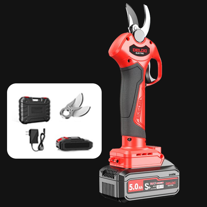 ✨【Cuts 3-Inch Branches in 1 Second】Pro German Electric Pruner, with a Razor-Sharp SK5 Blade & a Battery That Lasts for 500 Trees✨