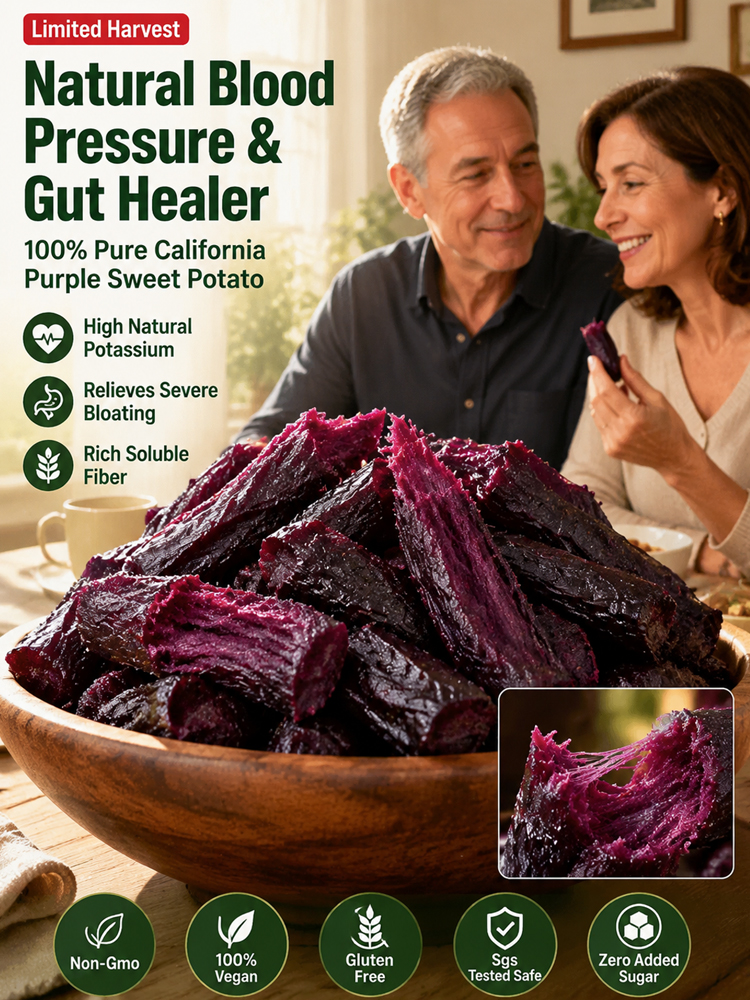 0 Fat Anthocyanin Purple Sweet Potato Snacks