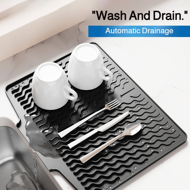 Kitchen Countertop Water Filter Mat Ramp Drying Thermal ulation