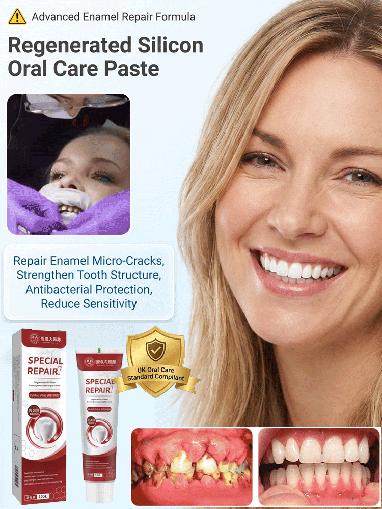 🔥 German Science-Backed Enamel Repair Gel! 7-Day Precision Filling Technology. Professional Grade & Dentist-Approved. 🦷🇩🇪