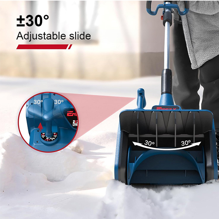 Save Your Back: 🌨️💪 4lb Ultra-Light 20V Cordless Snow Shovel Clears Driveways in Minutes ❄️