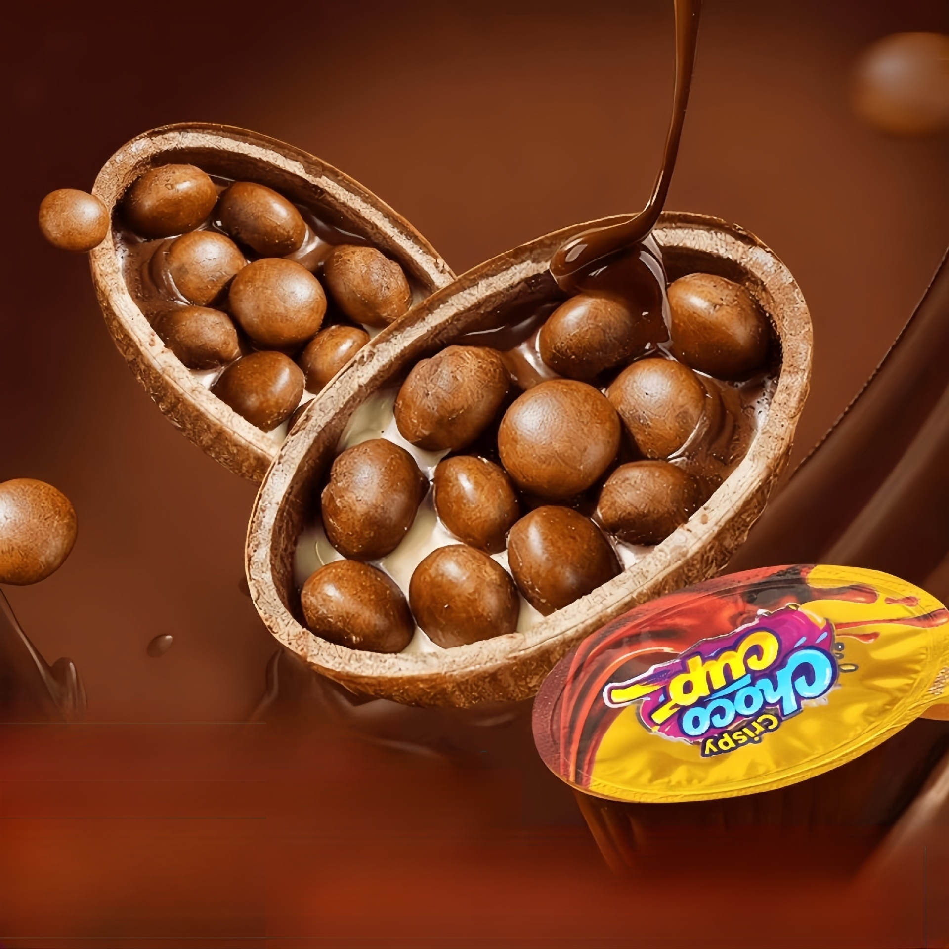 🍫【No Additives • Low Sugar】Rich DarkChocolate Prebiotic Lava Tarts! 🥜 A crunchy, melting flavor explosion in every bite! ✨