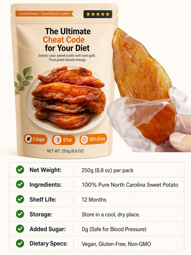 【✨<Available Only 20 Days/Year> Premium North Carolina sweet potatoes, freshly harvested with incredibly rich and plump flesh! ✨】