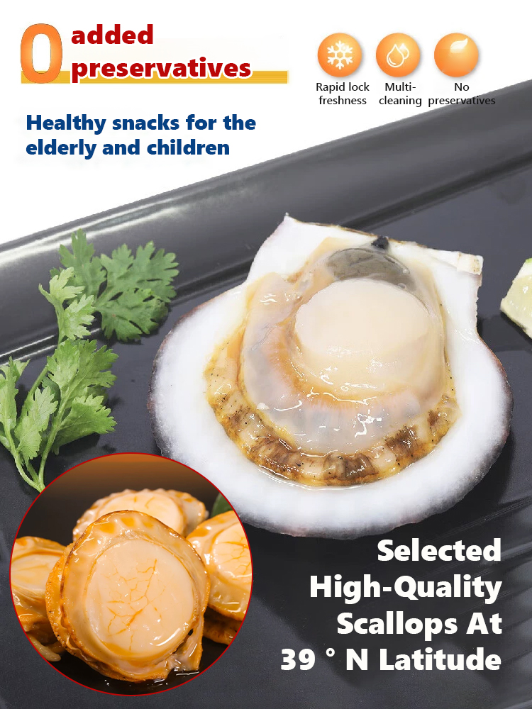 ✨ <Available Only 25 Days a Year> Fresh North Atlantic Deep-Sea Scallops. Bouncy, Spicy-Garlic Taste with Zero Preservatives! ✨