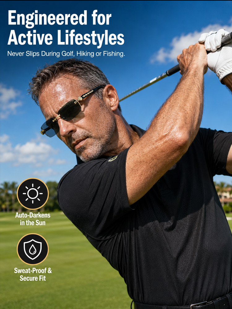 ☀️ Auto-Adjusting Smart Glasses | Medical Grade Titanium | 3s Transition Sunglasses | 30-Day Risk-Free Trial ☀️