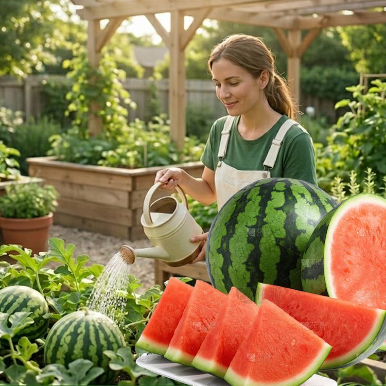 🍉【Peelable Skin & Honey-Sweet】 Emerald Honey Miracle | Fast-Growing 60-Day Watermelon with Antioxidant Superfood Powers ✨