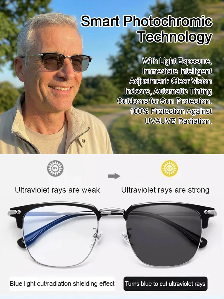 ✨Instant vision upgrade for the price of a few burgers! These high-end German boutique readers feature smart auto-focus and blue-light protection. They adjust to YOU automatically. No prescription needed—ready to wear!✨