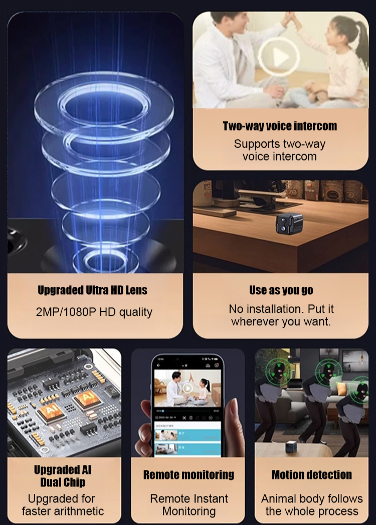 【90-Day Battery on a Single Charge! 🔋】No drilling, no installation, and ZERO network fees. Buy it once, use itfor life. The X9 Smart Remote Monitoring Cube Camera. 🏠