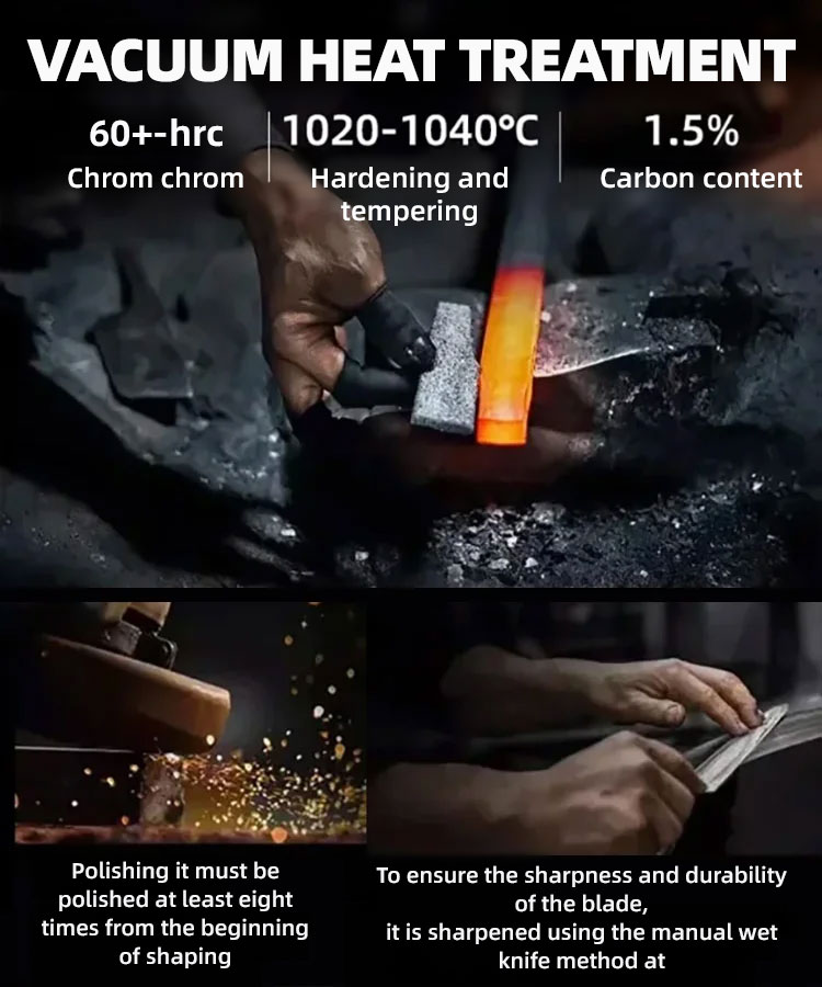 🌟【Hand-Forged 72 Times】The Legendary Forged Kitchen Knife from Solingen, Germany👍