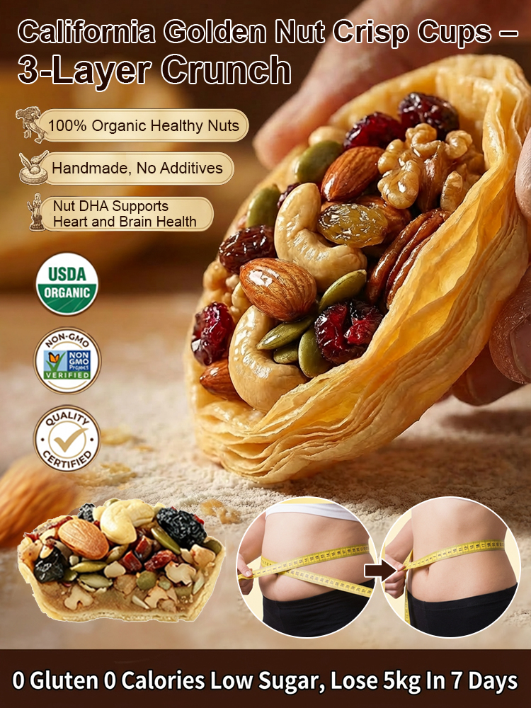 🔥 【100% Handmade Freshly Baked】Better than Pizza & Tarts! Premium Organic Aussie Nuts in a Crunchy\"Boat Cup\" Tart. Zero Additives—All yours for the price ofa burger! 🍔✨