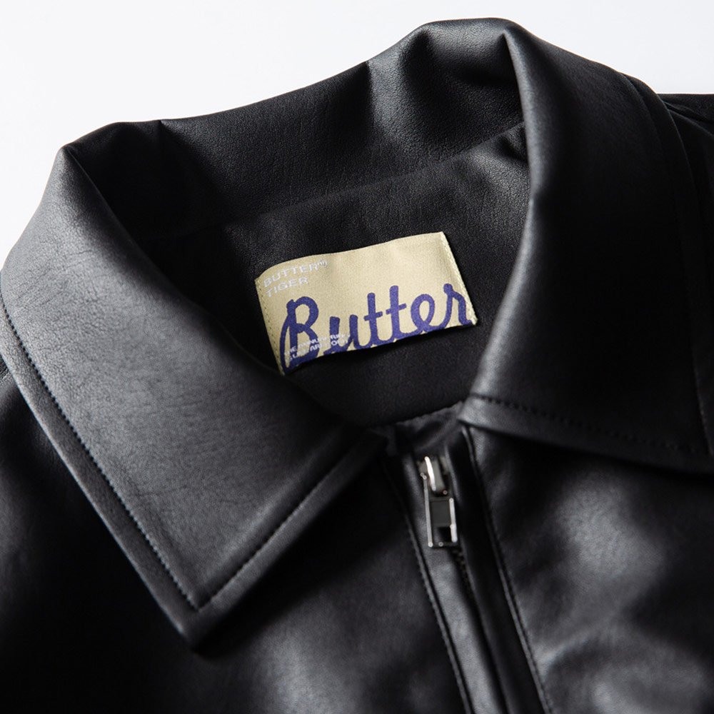 DIANTE ブラック エコレザー ライダーズジャケット エコレザーブラックライダースジャケット – Rustaku