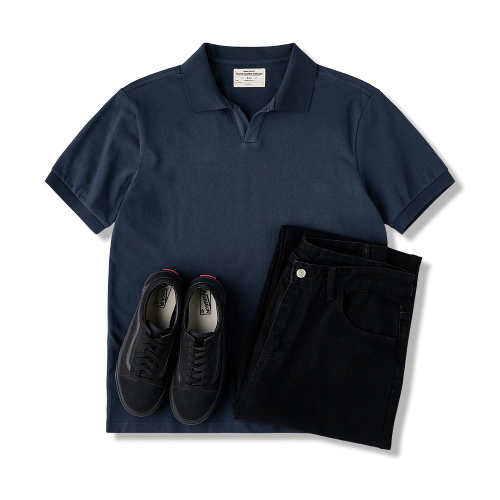 ヘルムートラング　本人期　ポロシャツ　ブラック　S イタリア製　美品　貝ボタン ヘルムートラング 本人期 ポロシャツ ブラック S イタリア製 美