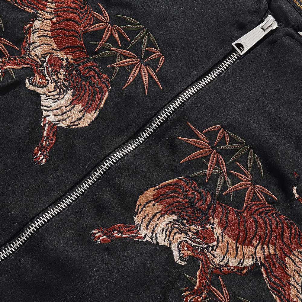 虎と竹」アメリカ文化刺繍入り横須賀ジャンパー – Rustaku