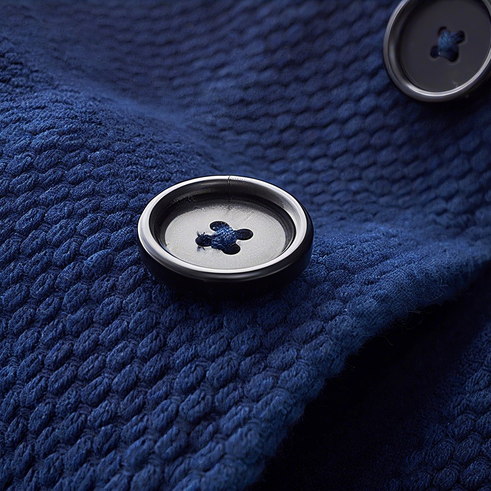 ヘビーウェイト 藍染刺し子生地 フレンチヴィンテージワークジャケット