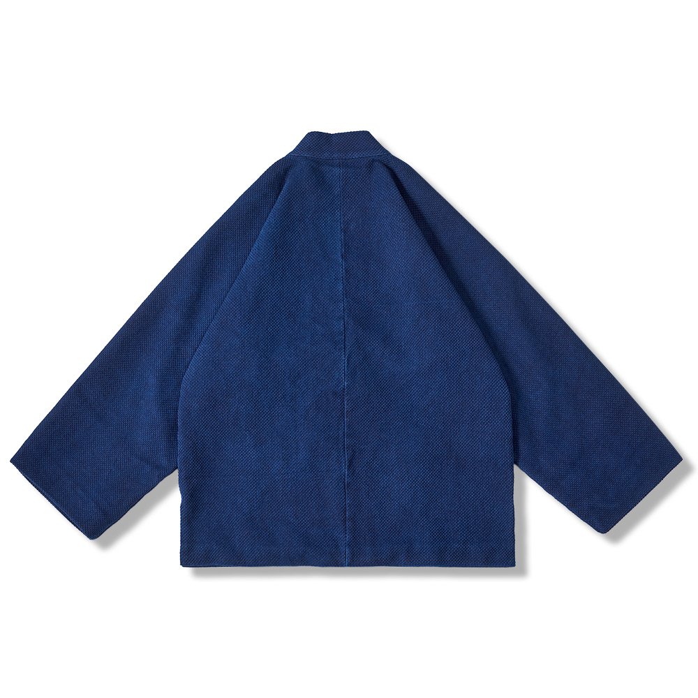 ペイズリーパッチワーク裏地 藍染刺し子半纏 – Rustaku