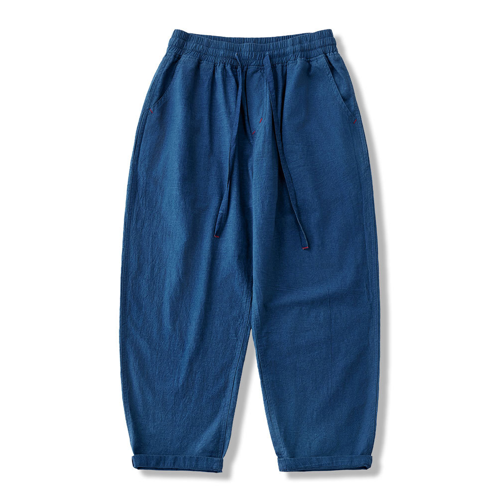 藍染　コットンパンツ 藍染めオーガニックコットンユニセックスパンツ – KasuRekids