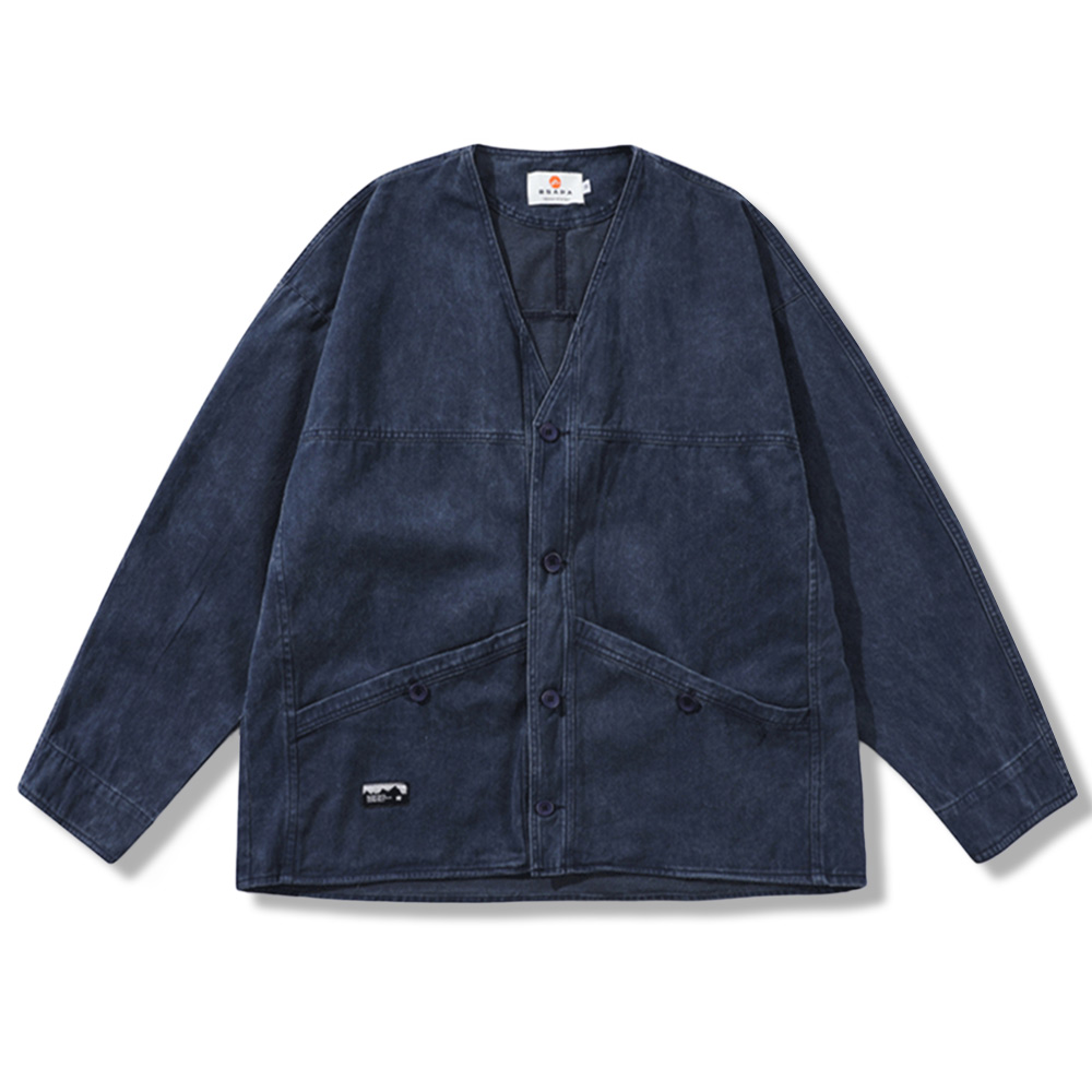 アメカジ 藍染ヴィンテージ加工デニムジャケット – Rustaku