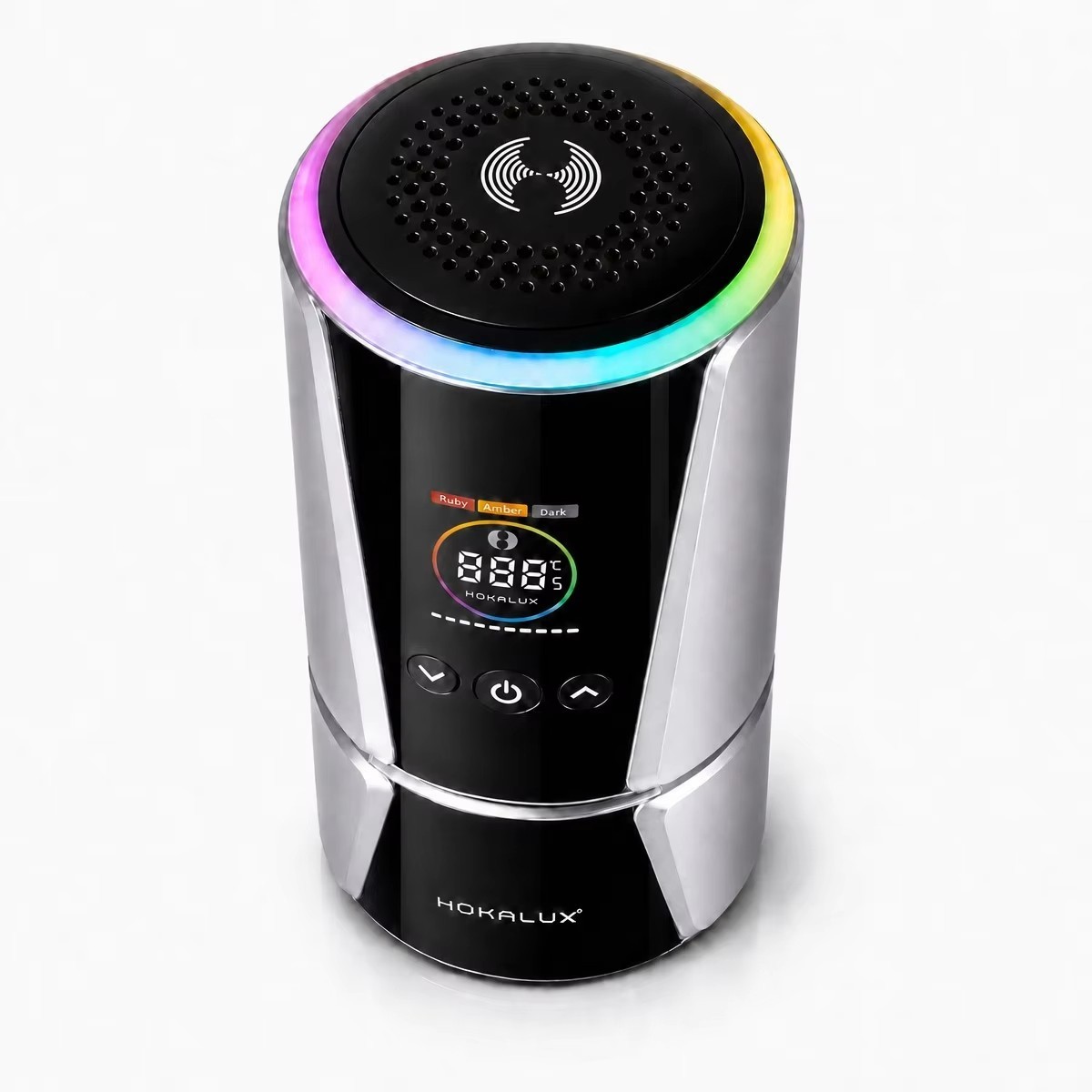 E-Hookah R2 Smart OLED Display and RGB Ambient Ring