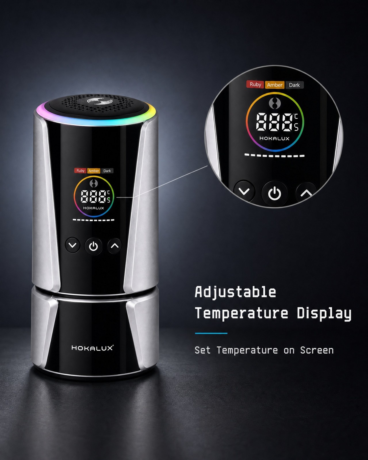 Adjustable Temperature Display