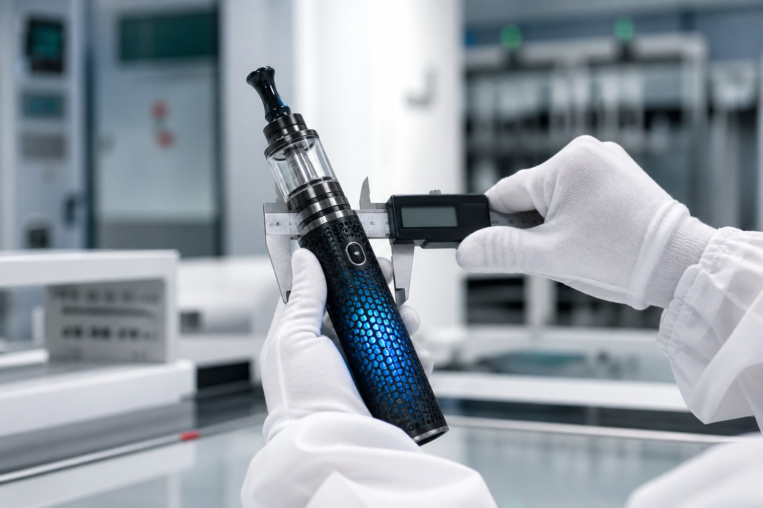 Quality control and precision measurement of electronic hookah prototype